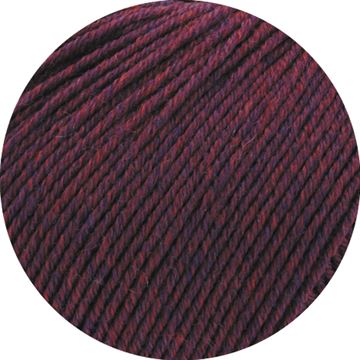 Cool Wool Mélange (GOTS) - 127 - Vinrød meleret